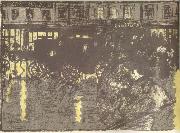Street on a rainy evening,from Some scenes of Parisian life